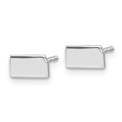 Sterlingsilber Silber/rhodiniert Kansas State Ohrringe