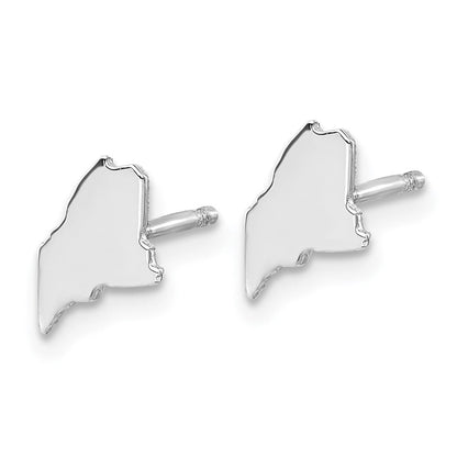 Sterlingsilber Silber/rhodiniert Maine State Ohrringe