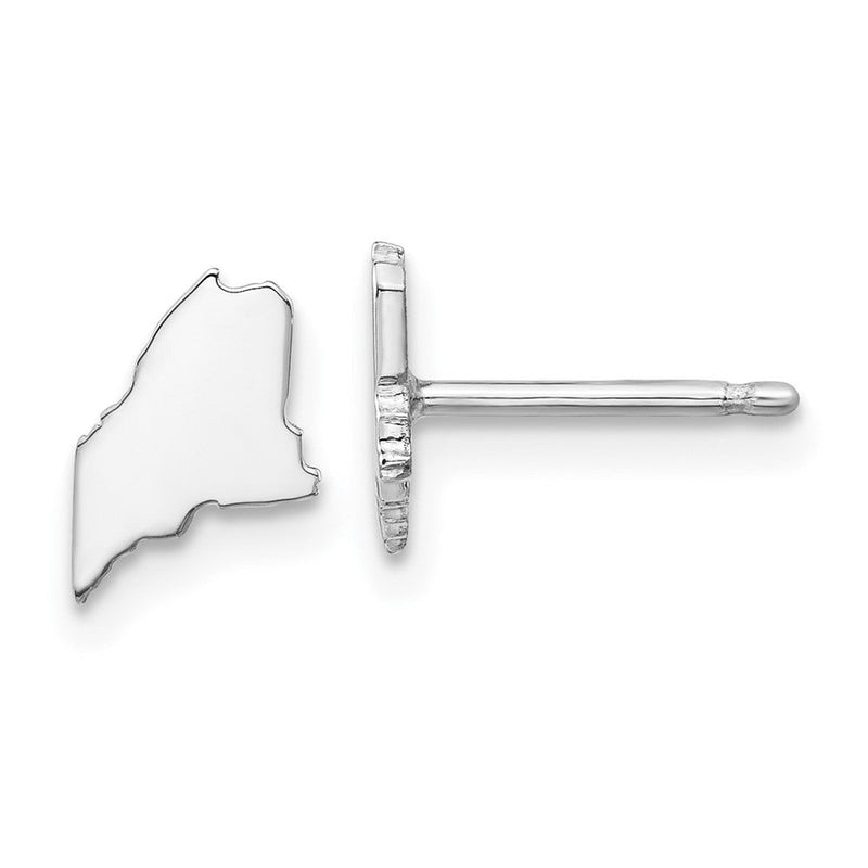 Sterlingsilber Silber/rhodiniert Maine State Ohrringe