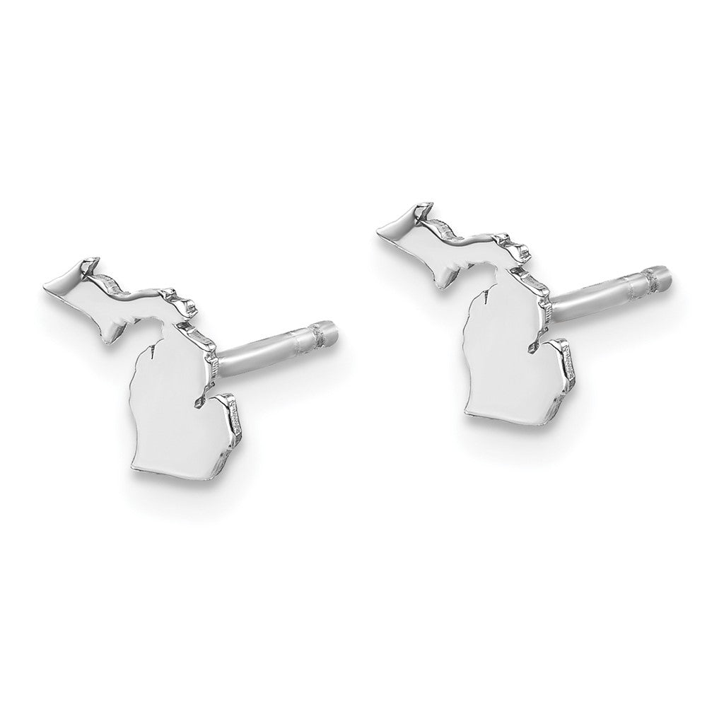 Sterlingsilber Silber/rhodiniert Michigan State Ohrringe