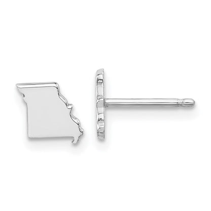 Sterlingsilber Silber/rhodiniert Missouri State Ohrringe