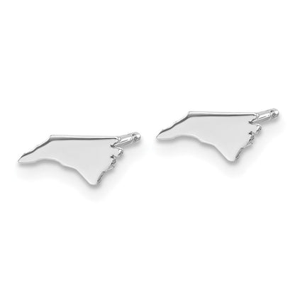 Sterlingsilber Silber/rhodiniert North Carolina State Ohrringe
