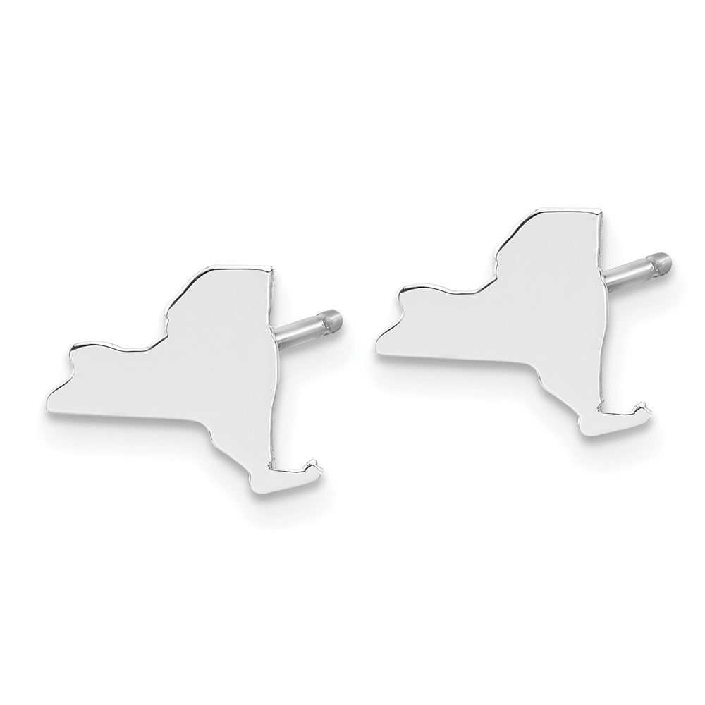 14K Weißgold 14kw New York State Ohrringe