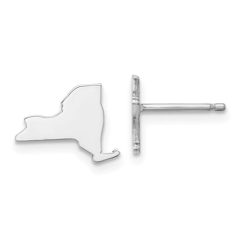Sterlingsilber Silber/rhodiniert New York State Ohrringe