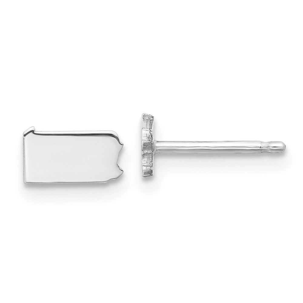 Sterlingsilber Silber/rhodiniert Pennsylvania State Ohrringe
