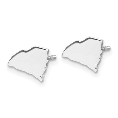 Sterlingsilber Silber/ Rhodiniert South Carolina State Ohrringe