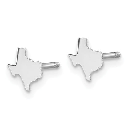14K Weißgold 14kw Texas State Ohrringe