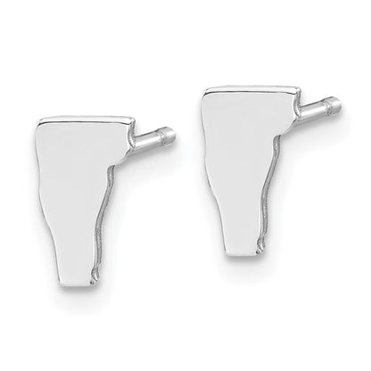 Sterlingsilber Silber/rhodiniert Vermont State Ohrringe