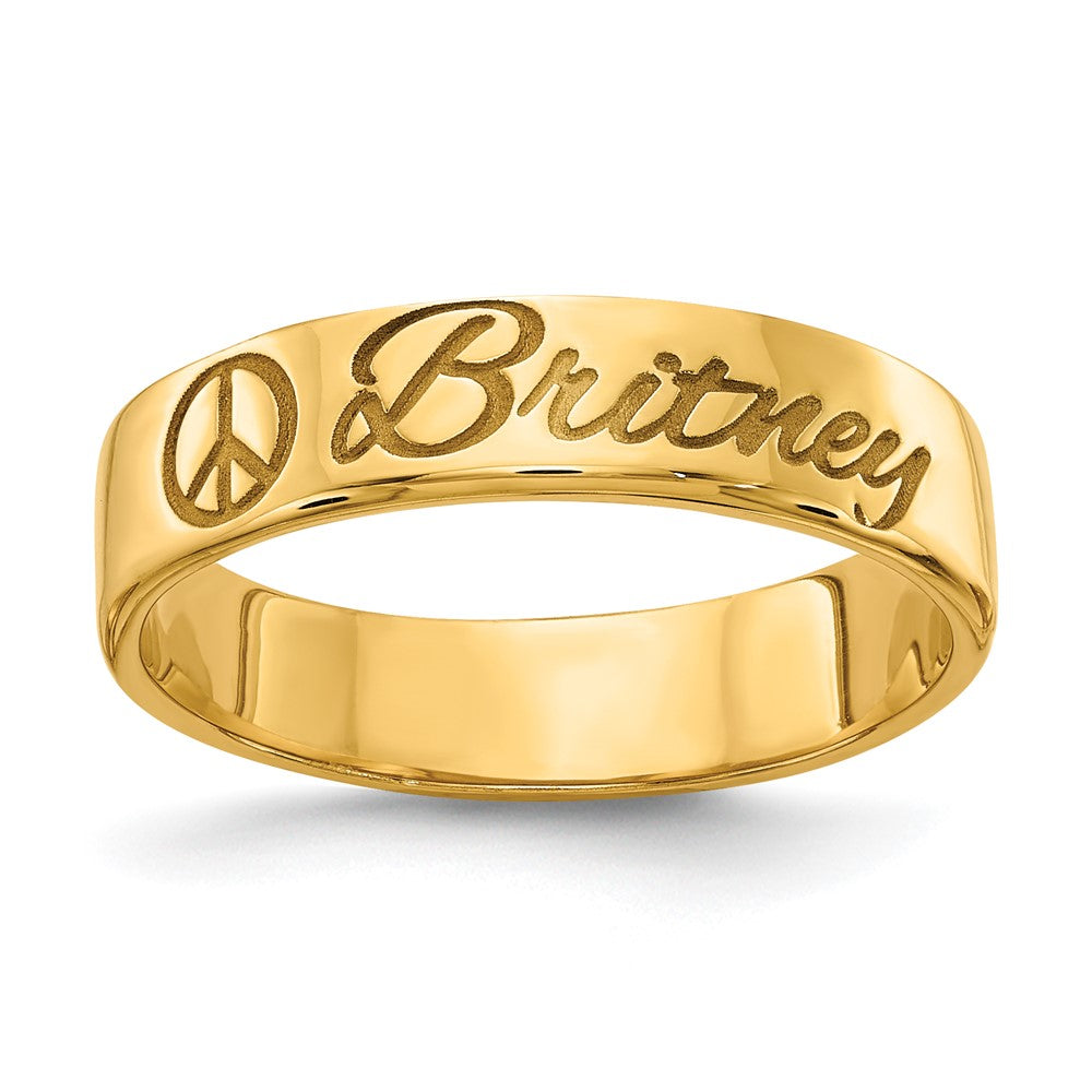 14K Gelbgold Customized Ring