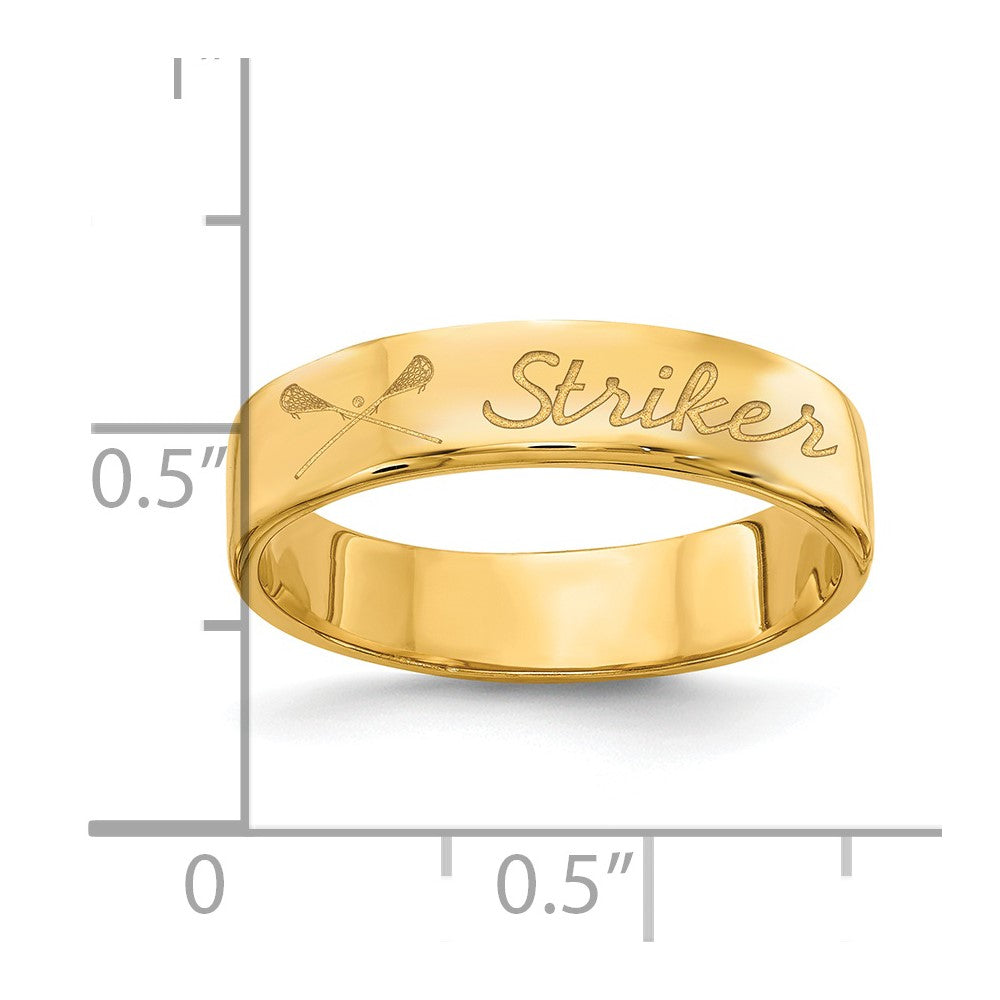 14K Gelbgold Customized Ring