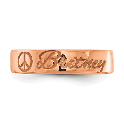 14K Roségold Customized Ring
