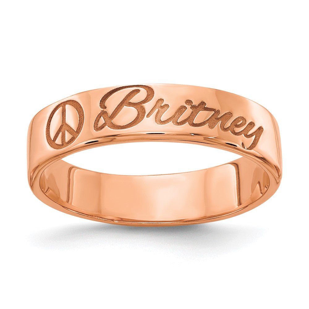 14K Roségold Customized Ring