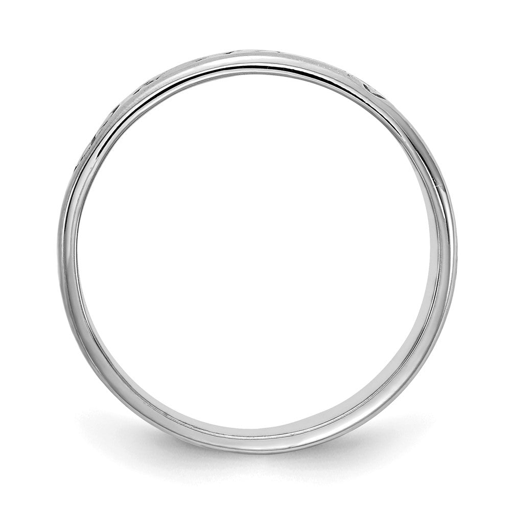 14K Weißgold Individueller Ring