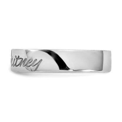 14K Weißgold Individueller Ring