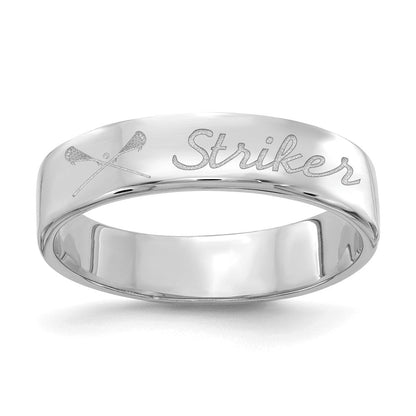 14K Weißgold Individueller Ring