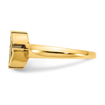 14K Gelbgold Monogramm Ring