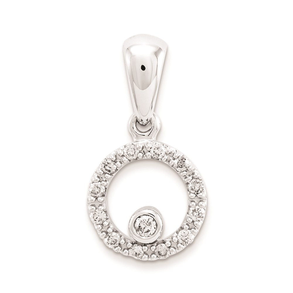 14K Weißgold A Qualität Completed Fantasie Multi-circular Echt Diamant Penda