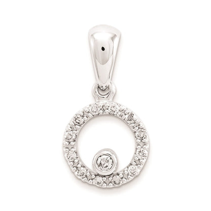 14K Weißgold A Qualität Completed Fantasie Multi-circular Echt Diamant Penda