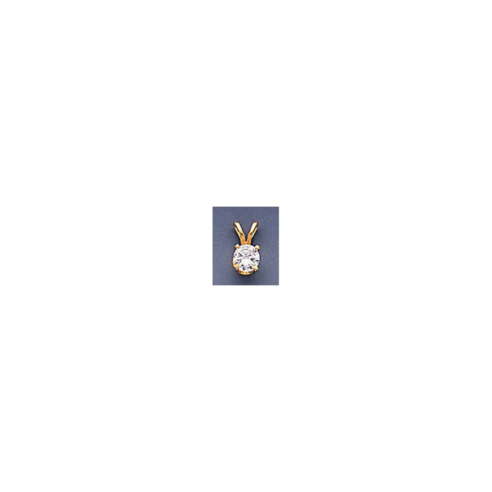 14K Diamant-Anhänger