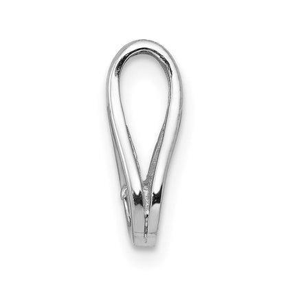 Platin 2,8mm AA Echter Diamant Tropfenform-Gleitanhänger