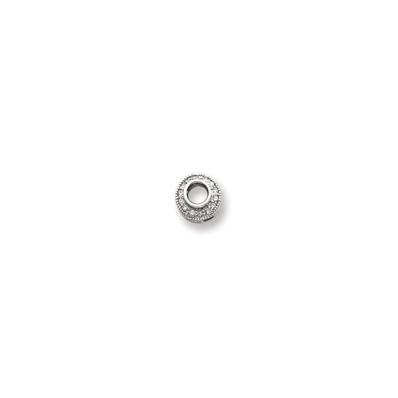 Anhänger aus 14K Weißgold mit VS-Diamant