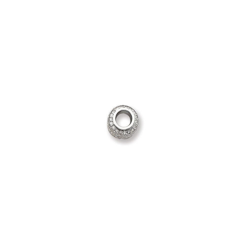 14K Weißgold Diamant-Anhänger