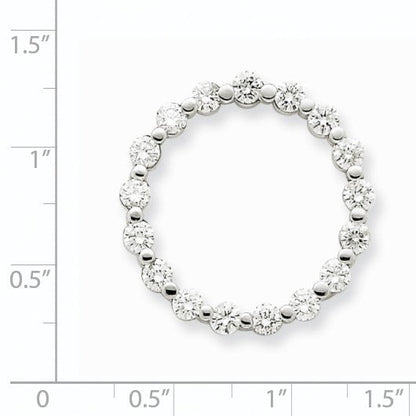 14K Weißgold VS Echter Diamant Anhänger