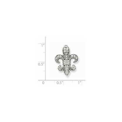 14K Weißgold Diamant-Anhänger