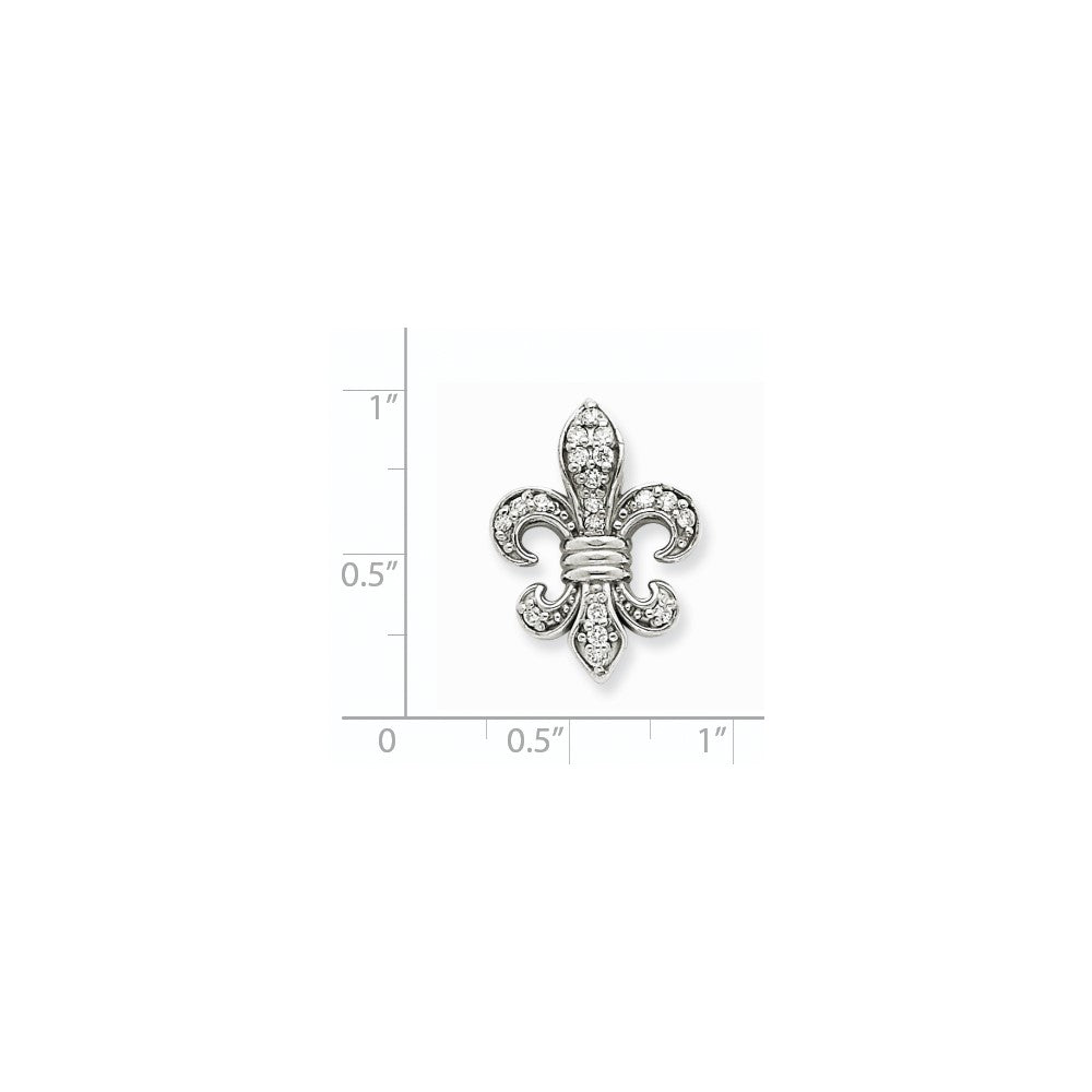 14K Weißgold AAA Echter Diamant Anhänger