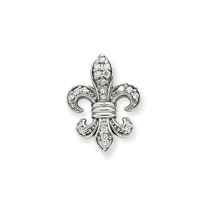 14K Weißgold Diamant-Anhänger