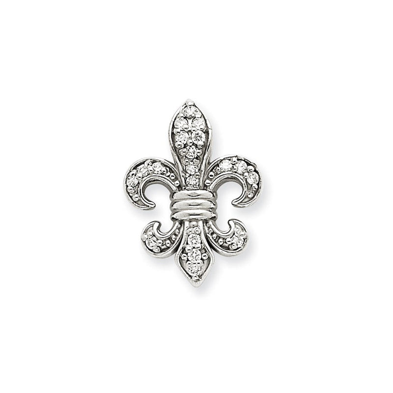 14K Weißgold Diamant-Anhänger
