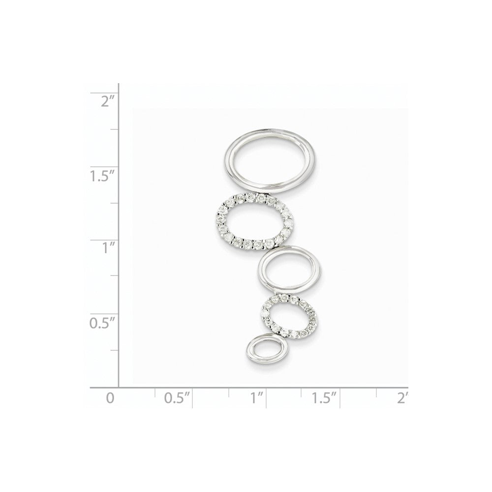 14k Weißgold Fancy-Real-Diamant-Anhänger