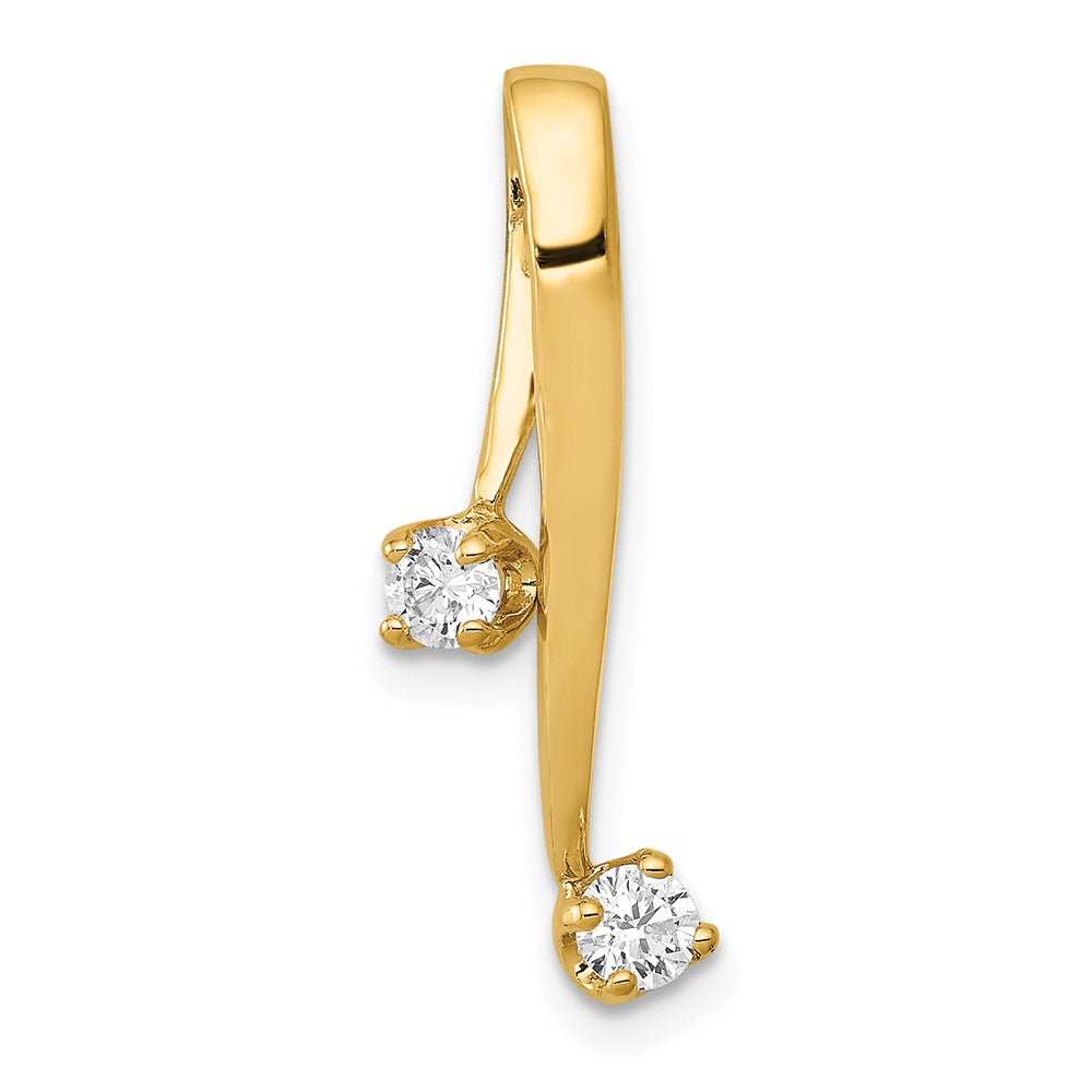 14K Gold Diamant-Anhänger 2–3,0 mm