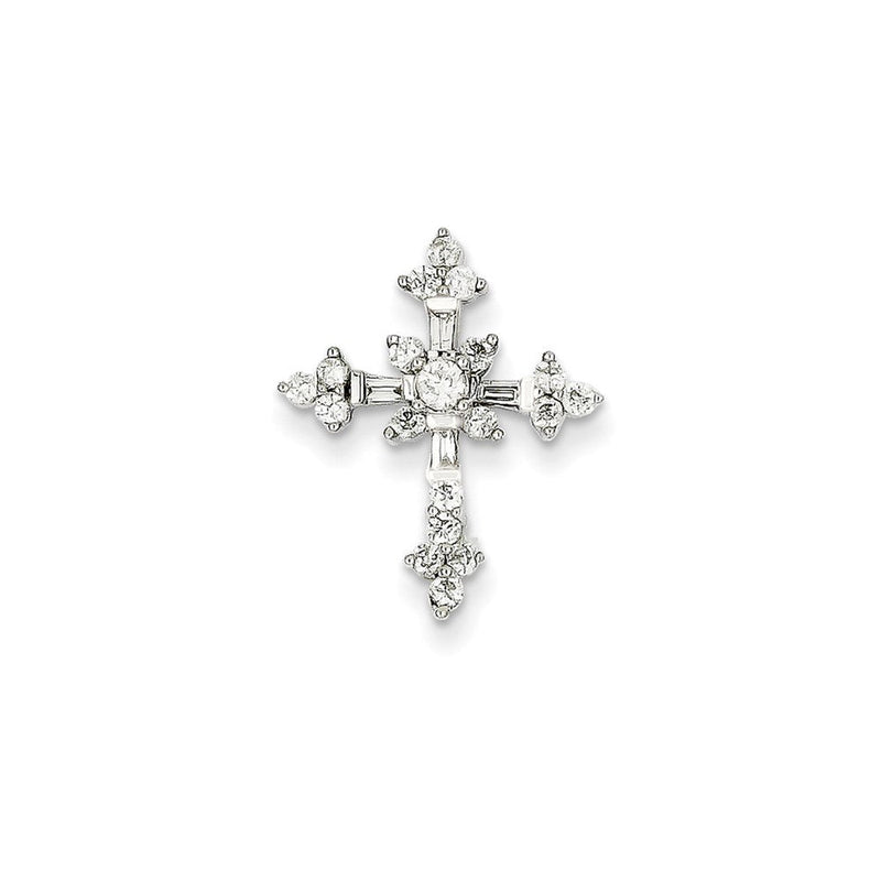 14K Weißgold Diamant-Anhänger