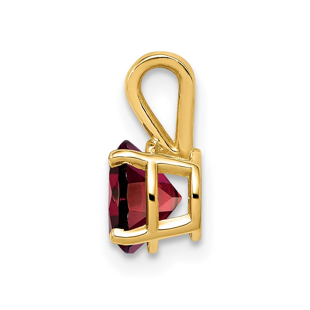 14K Gelbgold Granat-Anhänger