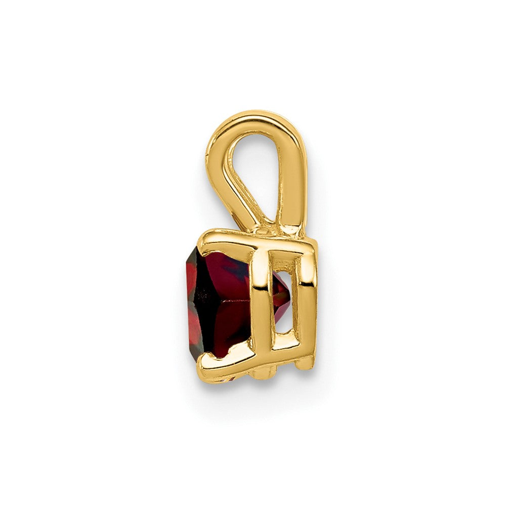Anhänger aus 14K Gelbgold mit Granat