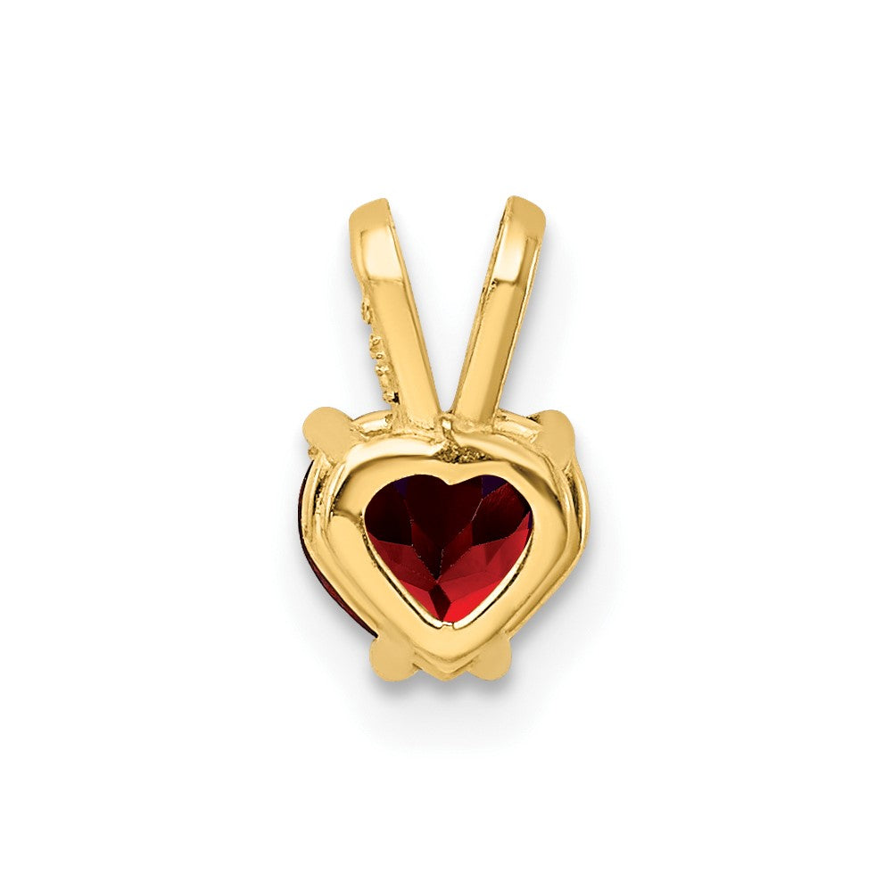 Anhänger aus 14K Gelbgold mit Granat
