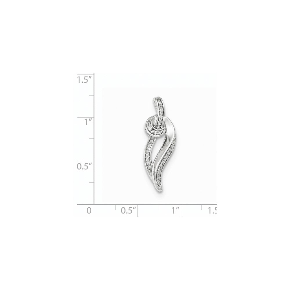 14K Weißgold Echt Diamant Kette Anhänger