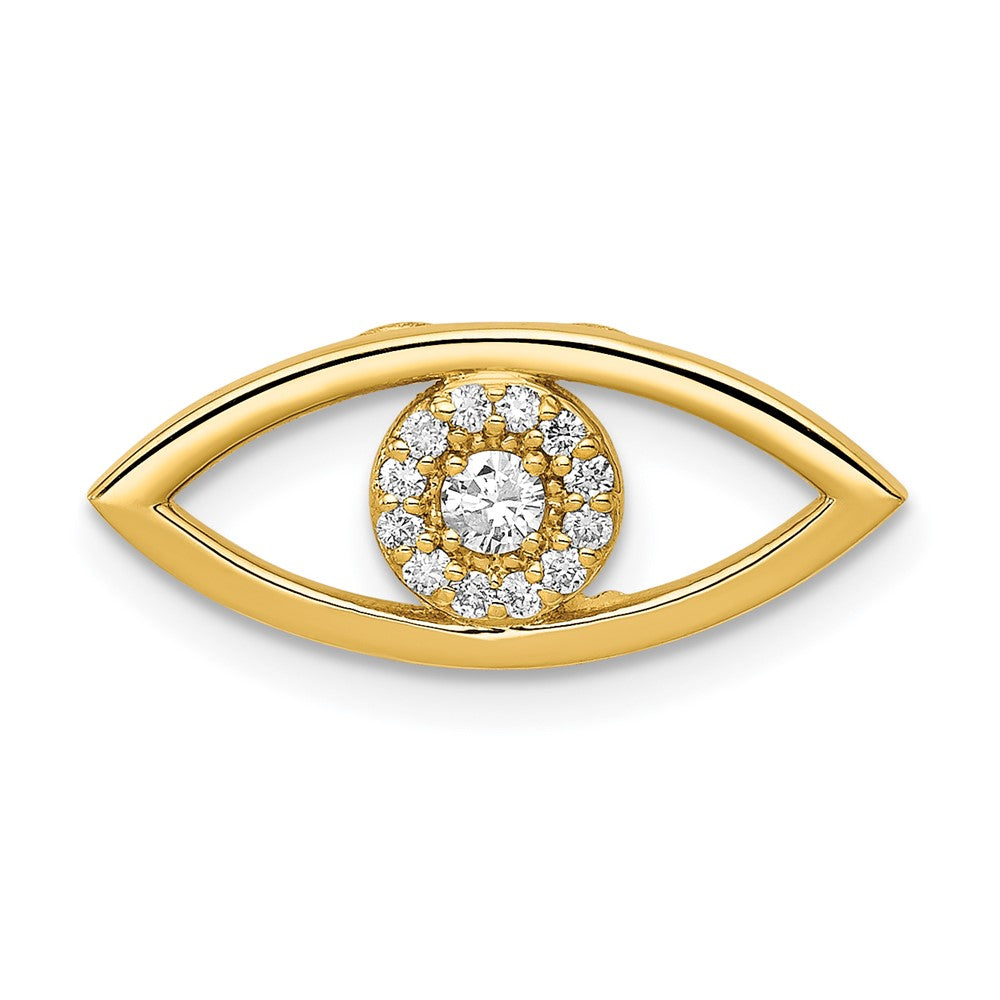 14K 0,125 ct. Diamant-Anhänger „Böser Blick“ zum Aufziehen für Kette
