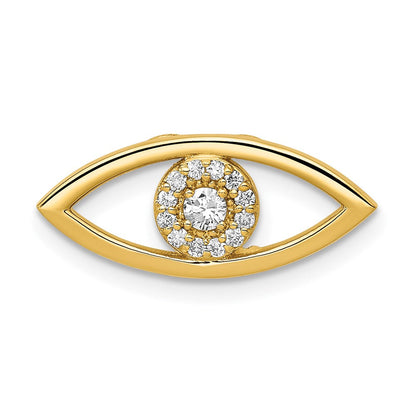 14K 0,125 ct. Diamant-Anhänger „Böser Blick“ zum Aufziehen für Kette