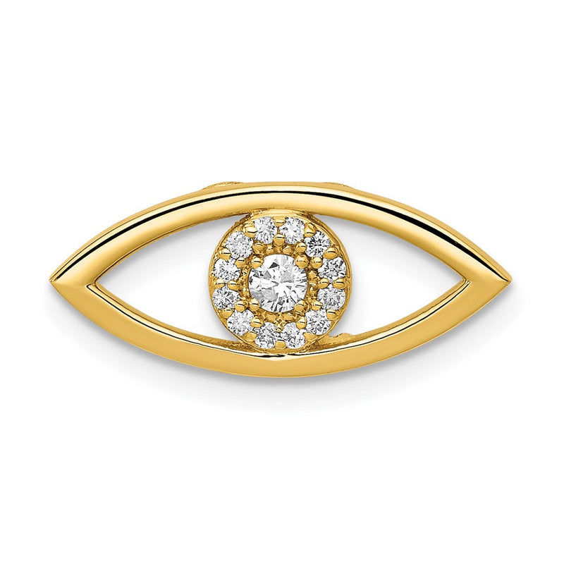 14K 0,125 ct. Diamant-Anhänger „Böser Blick“ zum Aufziehen für Kette