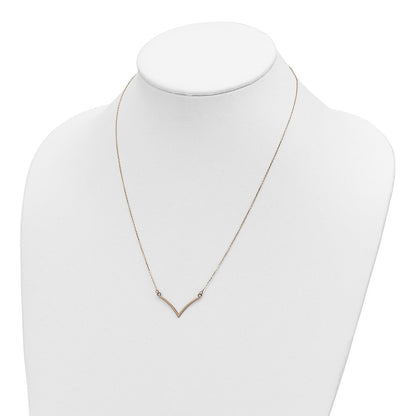 14K Gelbgold V Halskette
