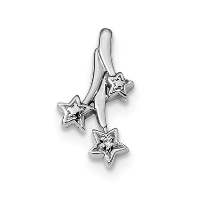 Anhänger aus 14K Weißgold mit echtem Diamant