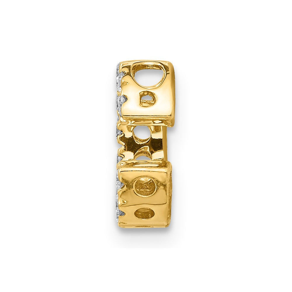 14K Gold Diamant-Buchstabenanhänger "C"