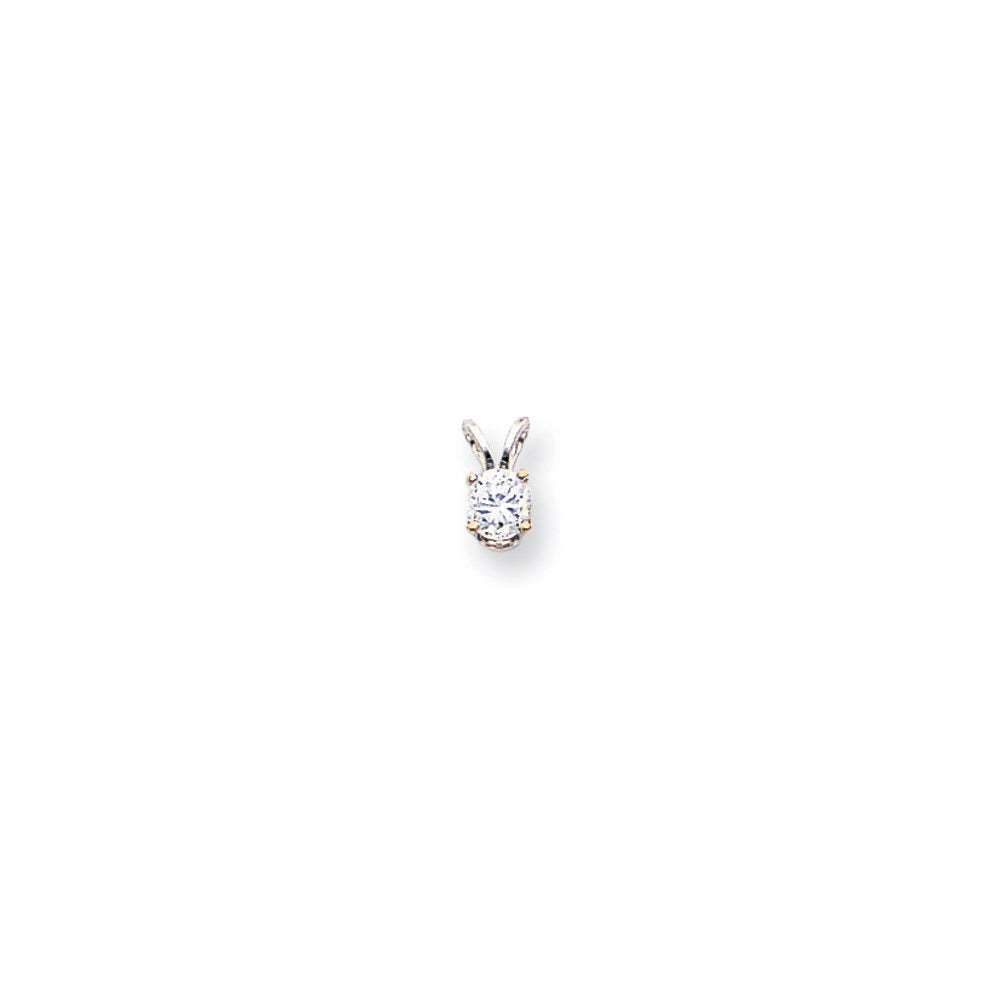 14K Weißgold VS Echter Diamant Anhänger