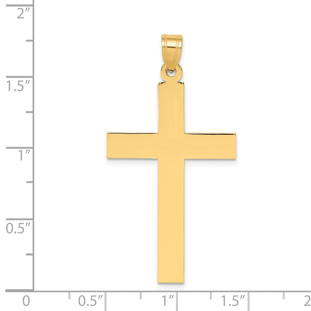 14K Gelbgold 14K Sandgestrahlt Kreuz Anhänger