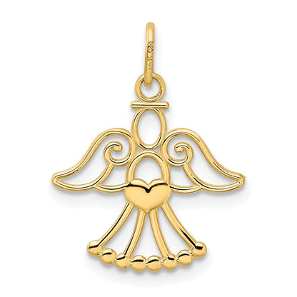14K Gelbgold 14K Engel Charm