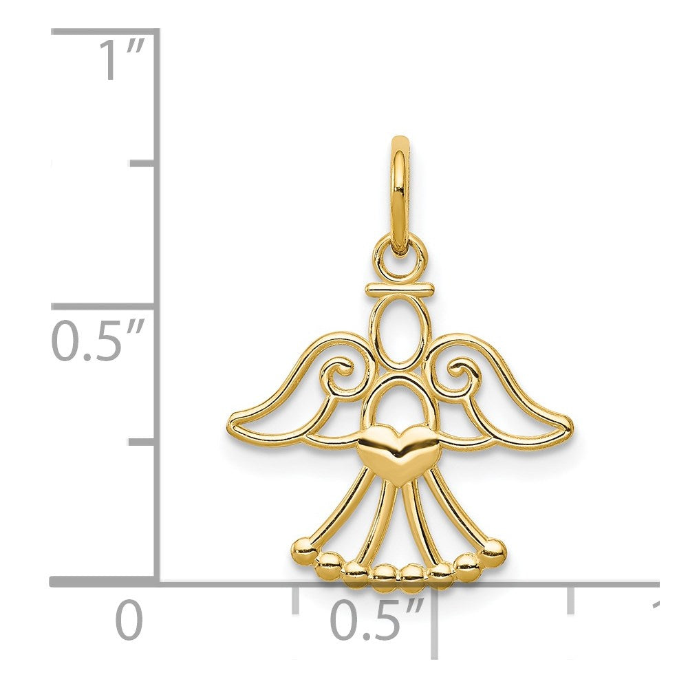 14K Gelbgold 14K Engel Charm