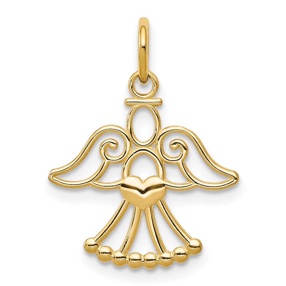 14K Gelbgold 14K Engel Charm