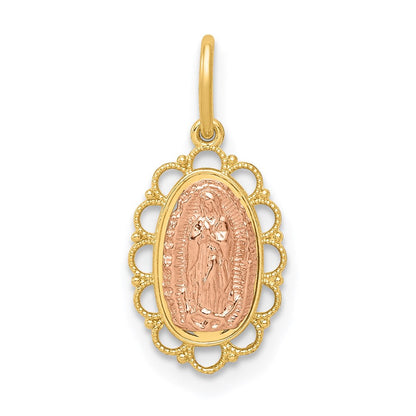 14K Bicolor 14K Bicolor Guadalupe Anhänger